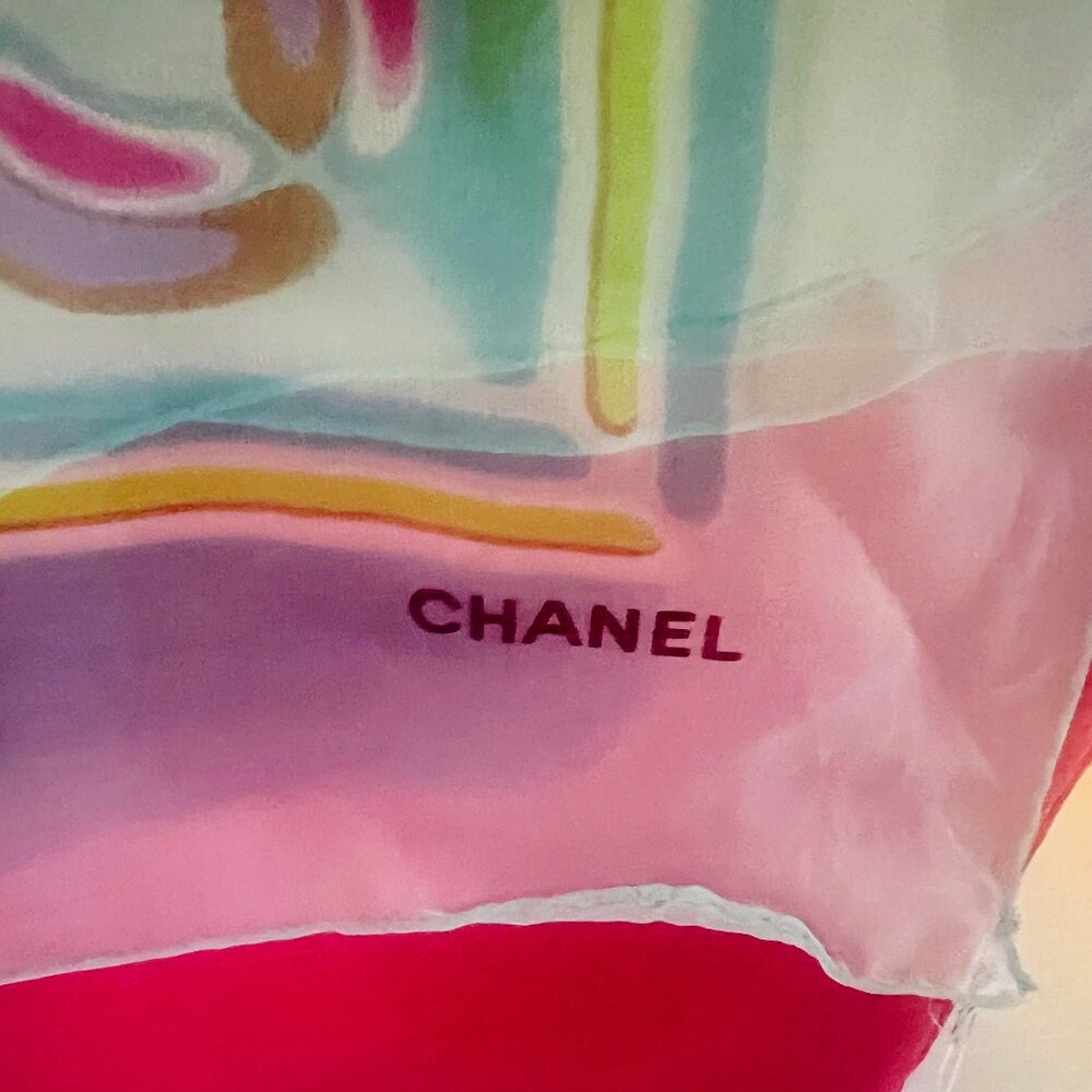Chanel NWOT Silk Scarf
